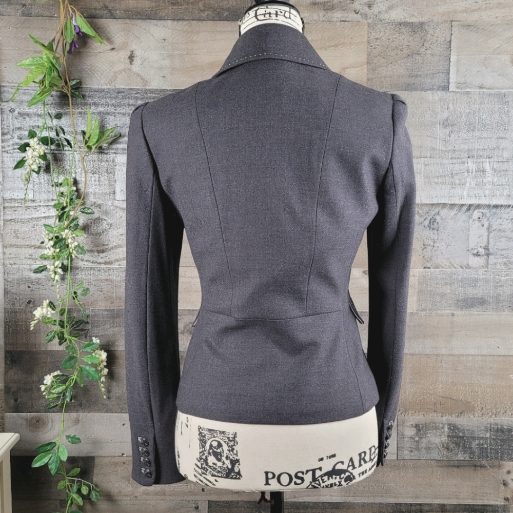 Elie Tahari Double Breasted Wool Blazer - Picture 3 of 16